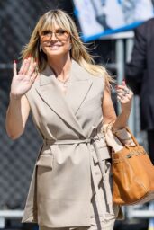 Heidi Klum Unveils Unexpected Chic at Jimmy Kimmel Live!