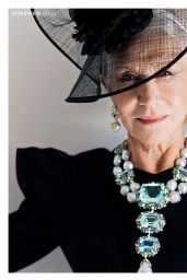 Helen Mirren Commands Grazia UK in Radiant Pink