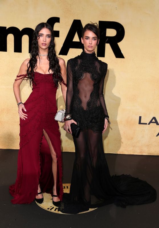 Herbert Twins Unveil Contrasting Glamour at amfAR Cannes 2025