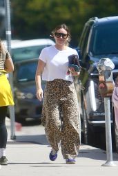Hilary Duff Spots Bold Leopard Pants Outside Sherman Oaks Art Class