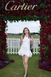 India Fowler Exudes Summer Chic at Cartier Queen's Cup Polo