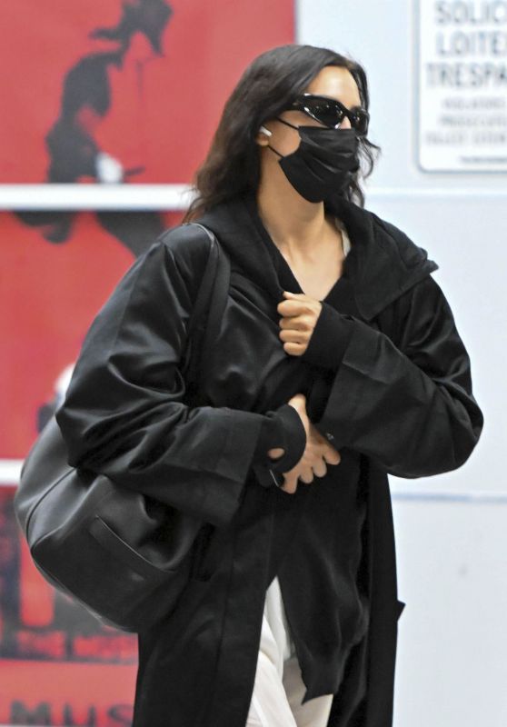 Irina Shayk Unveils Jet-Set Style at JFK