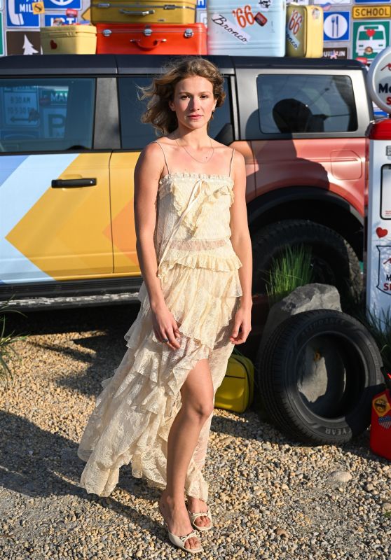 Isabella Ferrer Embraces Ruffled Romance at alice + olivia x Ford Bronco Launch