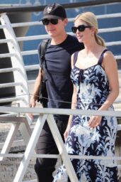 Ivanka Trump debuts La DoubleJ set at Venice airport arrival