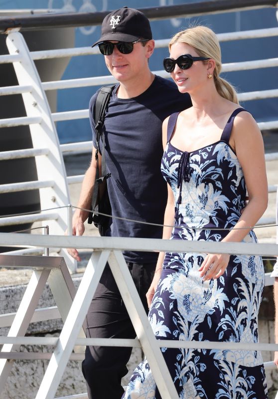Ivanka Trump debuts La DoubleJ set at Venice airport arrival