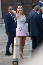 Ivanka Trump Embraces Floral Whimsy at Bezos