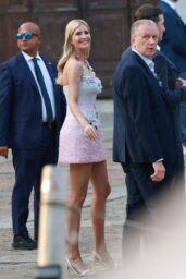 Ivanka Trump Embraces Floral Whimsy at Bezos's Venice Party
