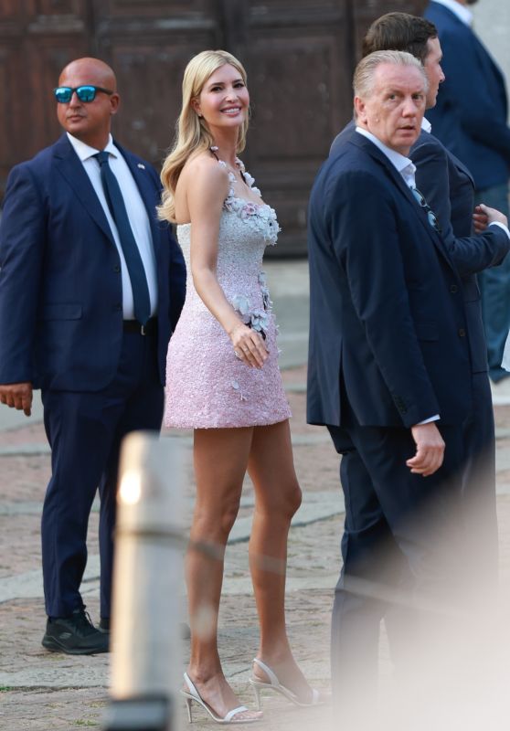 Ivanka Trump Embraces Floral Whimsy at Bezos