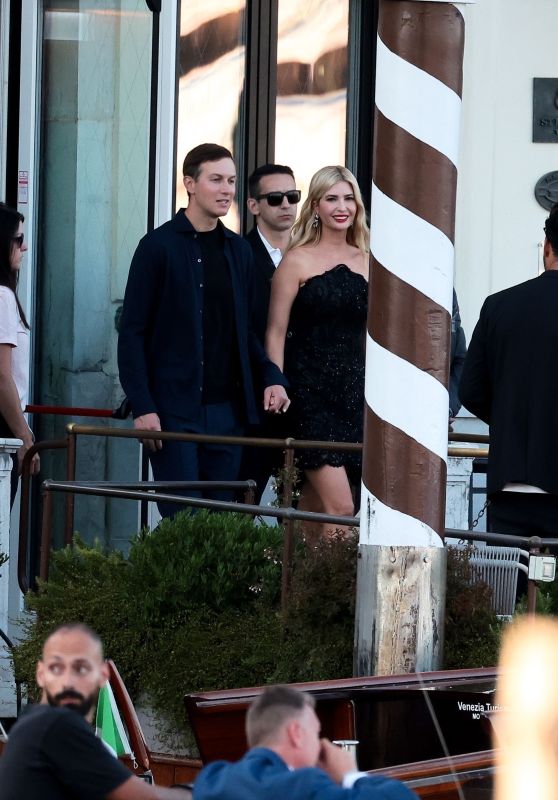 Ivanka Trump Exits Venice