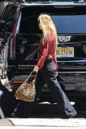 Jennifer Lawrence Sports Wales Bonner Sneakers NYC Errands