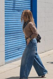 Jennifer Lopez Debuts Chic Studio Style in L A