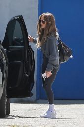 Jennifer Lopez Debuts Sporty Chic in Burbank