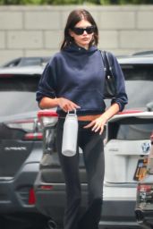 Kaia Gerber Cycling Gym Exit West LA 06.04.2025