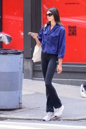 Kaia Gerber Debuts Athleisure Style in NYC Stroll