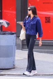 Kaia Gerber Debuts Athleisure Style in NYC Stroll