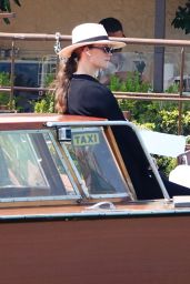 Karlie Kloss - Arrives in Venice for Bezos Wedding