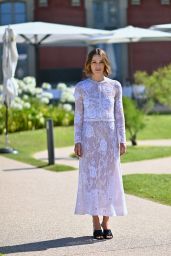 Keira Knightley Charms in Sheer Lace at Biarritz Festival