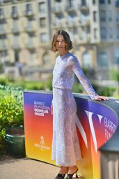 Keira Knightley Charms in Sheer Lace at Biarritz Festival