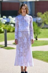 Keira Knightley Charms in Sheer Lace at Biarritz Festival