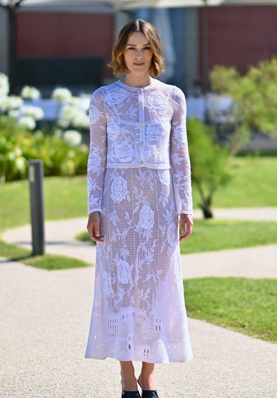 Keira Knightley Charms in Sheer Lace at Biarritz Festival
