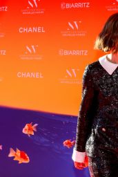 Keira Knightley Dazzles in Sequin Chic at Biarritz