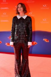 Keira Knightley Dazzles in Sequin Chic at Biarritz