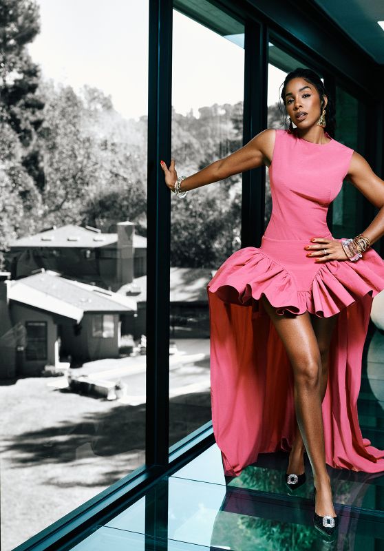 Kelly Rowland Embodies Sculptural Chic for L