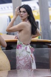 Kendall and Kylie Jenner Sail into Venice Pre-Wedding Soirée