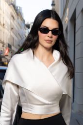 Kendall Jenner Commands Parisian Streets in Cyclist Chic