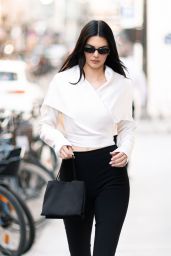 Kendall Jenner Commands Parisian Streets in Cyclist Chic