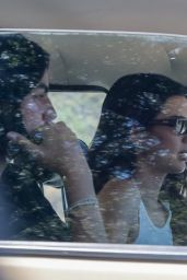 Kendall Jenner Rocks Cowboy Boots for REI Outing