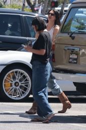 Kendall Jenner Rocks Cowboy Boots for REI Outing