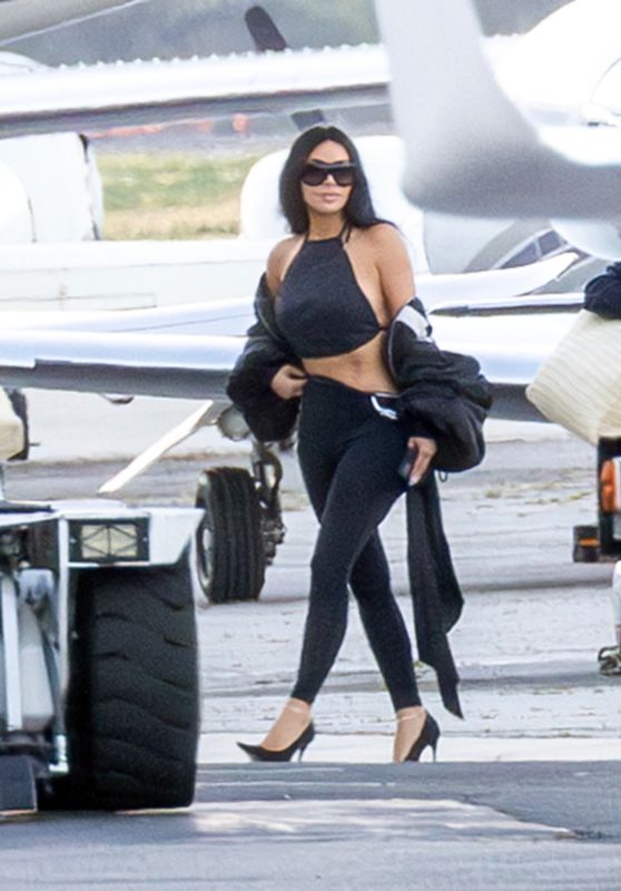 Kim Kardashian Debuts Tiny Waist Post-Cabo