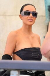 Kim Kardashian Unveils Architectural Glam in Venice