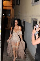 Kim Kardashian Unveils Sultry Dolce Notte Look in Venice