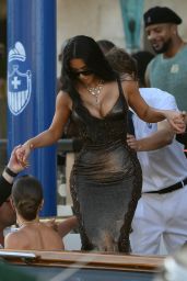 Kim Kardashian unveils vintage Versace at Bezos Wedding in Venice