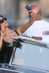 Kim Kardashian unveils vintage Versace at Bezos Wedding in Venice