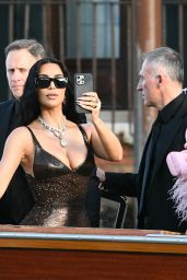 Kim Kardashian unveils vintage Versace at Bezos Wedding in Venice