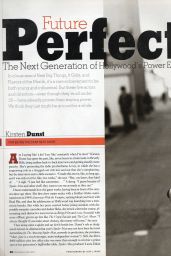 Kirsten Dunst Exudes Joy in Premiere Magazine, June 2003