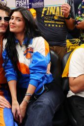 Kylie Jenner Timothée Chalamet Courtside Style Game 6 2025
