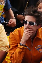 Kylie Jenner Timothée Chalamet Courtside Style Game 6 2025