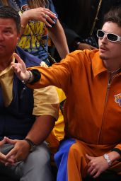 Kylie Jenner Timothée Chalamet Courtside Style Game 6 2025