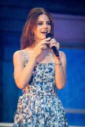 Lana Del Rey Enchants Cardiff in Dreamy Floral Dress