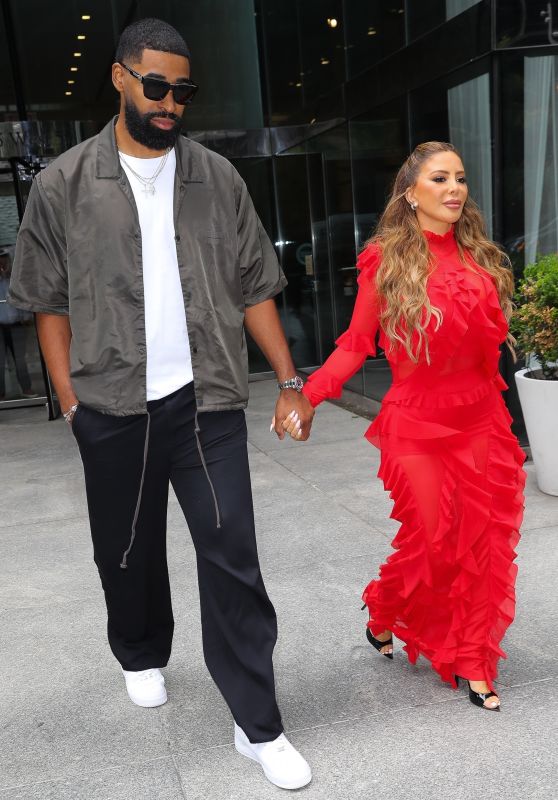 Larsa Pippen Ignites NYC in Radiant Red After iHeartRadio