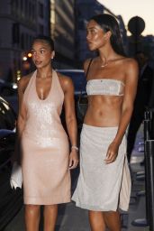Laura Harrier and Lori Harvey