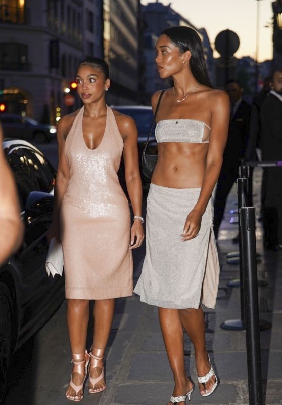 Laura Harrier and Lori Harvey Laura Harrier and Lori Harvey