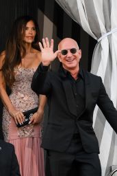Lauren Sanchez Debuts Ethereal Pink Gown at Bezos Wedding Celebration
