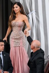 Lauren Sanchez Debuts Ethereal Pink Gown at Bezos Wedding Celebration