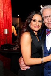 Lea Michele Debuts Michael Kors Custom Gown at 78th Tony Awards
