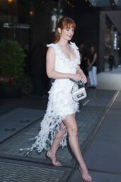 Leighton Meester's Floral Fantasy at "The Buccaneers" Season 2 Premiere